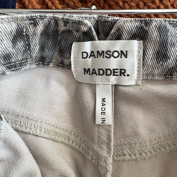 Damson Madder Leopard Print Cargo Pants - Gray & Black - Picture 3 of 4